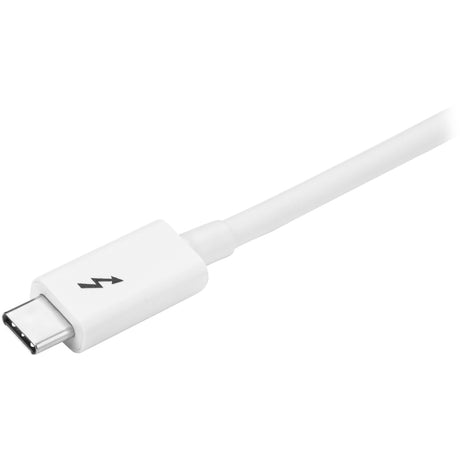 StarTech.com 3.3ft (1m) Thunderbolt 3 Cable, 20Gbps, 100W PD, 4K Video, Thunderbolt-Certified, Compatible w/ TB4/USB 3.2/DisplayPort — TBLT3MM1MW