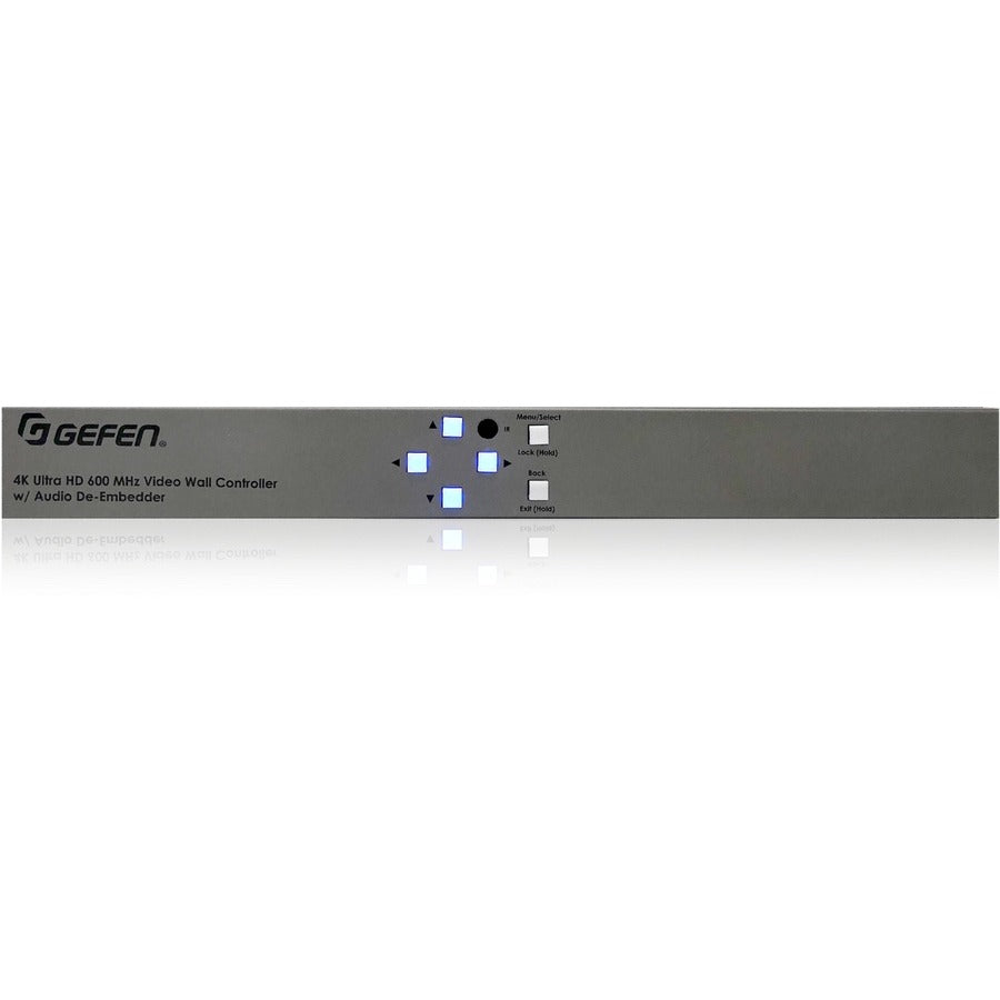 Gefen 4K Ultra HD 600 MHz 1�4 Video Wall Controller w/ Audio De-Embedder — EXT-UHD600A-VWC-14