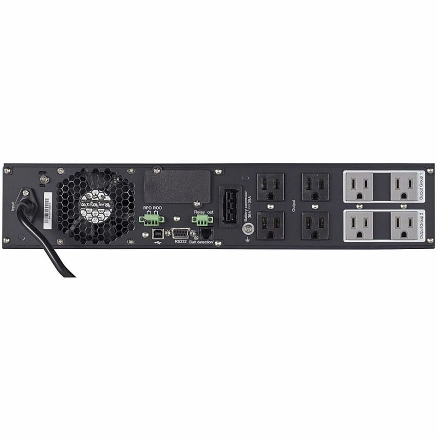 Eaton 9PX 700VA 630W 120V Online Double-Conversion UPS - 5-15P, 8x 5-15R Outlets, Cybersecure Network Card Option, Extended Run, 2U Rack/Tower — 9PX700RT