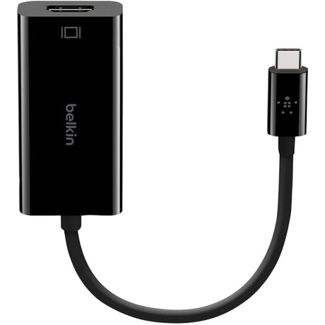 Belkin USB-C to HDMI Adapter Cable, 4k, video adapter - black - Thunderbolt 3/DisplayPort — B2B144-BLK