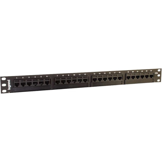 C2G 24-Port Cat5E 110-Type Patch Panel — 37197