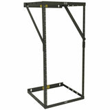 Eaton Tripp Lite Series SmartRack 8U/12U/22U Expandable Very Low-Profile Patch-Depth Wall-Mount 2-Post Open-Frame Rack — SRWO8U22MD