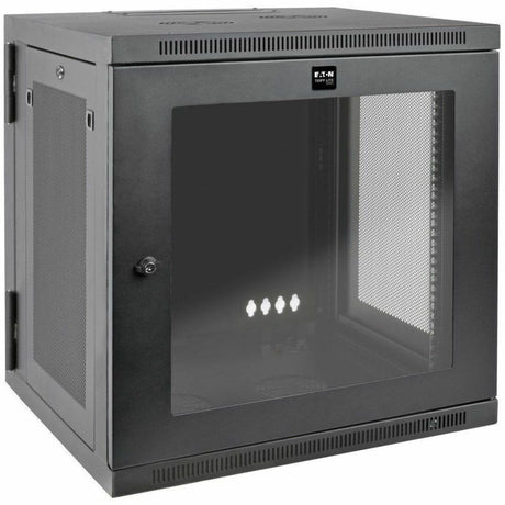 Eaton Tripp Lite Series SmartRack 12U UPS-Depth Wall-Mount Small Rack Enclosure, Clear Acrylic Window, Hinged Back — SRW12USDPG