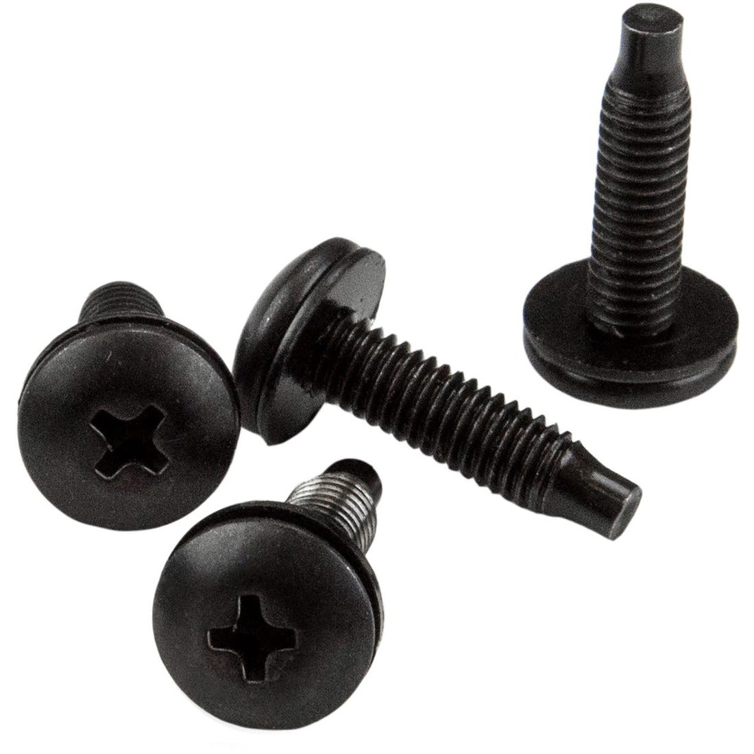 StarTech.com Server Rack Screws - 10-32 Screws - Rack Mount Screws - Network Rack Screws - 50 Pack — CABSCRWS1032