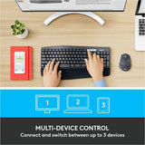 Logitech&reg; MK850 Performance Wireless Keyboard and Mouse Combo — 920-008219