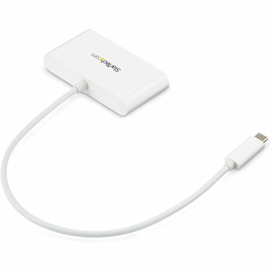 StarTech.com 3 Port USB C Hub with Gigabit Ethernet - USB-C to 3x USB-A - USB 3.0 - White - USB Hub with GbE - USB-C to USB Adapter - USB Type C Hub — HB30C3A1GEA