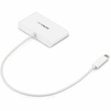 StarTech.com 3 Port USB C Hub with Gigabit Ethernet - USB-C to 3x USB-A - USB 3.0 - White - USB Hub with GbE - USB-C to USB Adapter - USB Type C Hub — HB30C3A1GEA