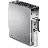 TRENDnet 120 W Single Output Industrial DIN-Rail Power Supply, Extreme -25 to 70 &deg;C (-13 to 158 &deg;F) Operating Temp, Power Supply 120W, DIN-Rail Mount, Overload Protection, Silver, TI-S12048