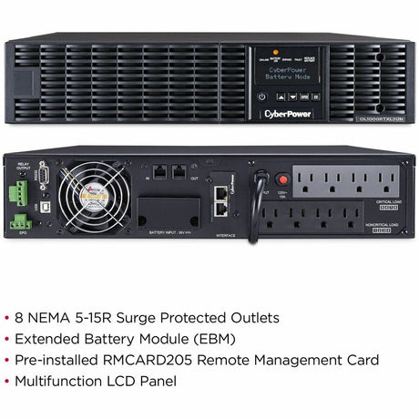 CyberPower OL1000RTXL2UN Smart App Online UPS Systems — OL1000RTXL2UN