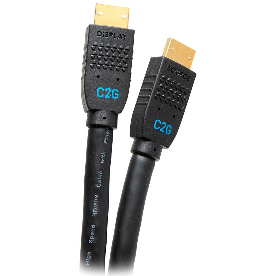 C2G 12ft Performance Series Ultra Flexible High Speed HDMI Cable w Ethernet - In-Wall CMG Rated - 4K 60Hz - M/M - Black — C2G10379