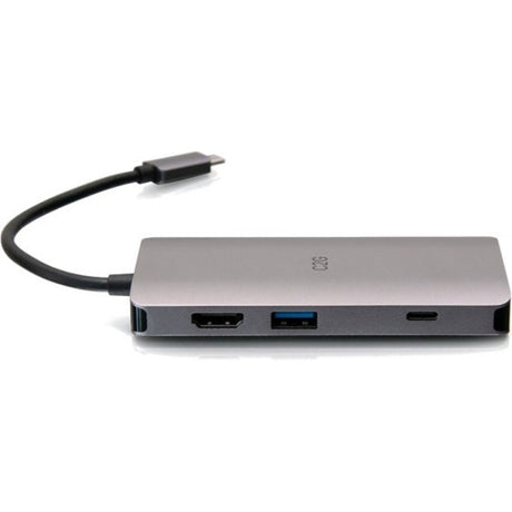 C2G USB C Dock with HDMI, USB, Ethernet, SD, USB C & Power up to 100W — C2G54458
