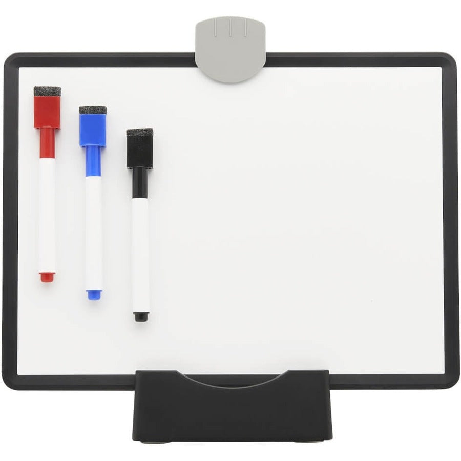Eaton Tripp Lite Series Magnetic Dry-Erase Whiteboard with Stand - VESA Mount, 3 Markers (Red/Blue/Black), Black Frame — DMWP811VESAMB