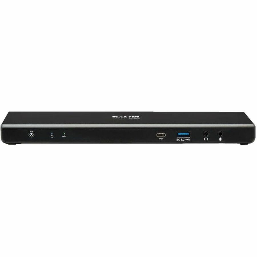Eaton Tripp Lite Series USB-C Dock, Dual Display - 5K 60 Hz DP, 4K 60 Hz HDMI, USB 3.x (5Gbps), USB-A/C Hub, GbE, 85W PD Charging — U442-DOCK21-B