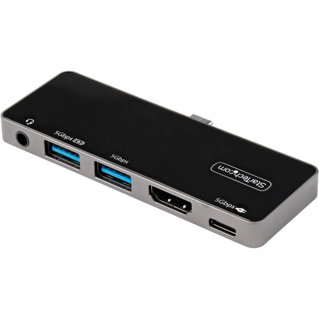 StarTech.com USB C Multiport Adapter, USB-C to 4K 60Hz HDMI, 100W PD Pass-Through, 3xUSB, Audio, USB-C Mini Dock, Portable USB Type-C Dock — DKT30ICHPD