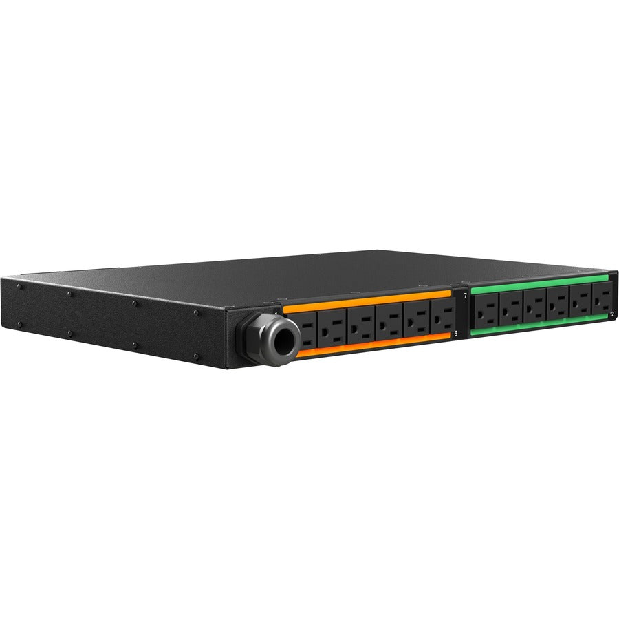 Vertiv Geist Switched Rack PDU - 1U Rack| 30A| C13/C19| L6-30P| Horizontal PDU — VP53100