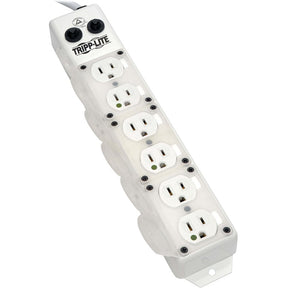 Eaton Tripp Lite Series Safe-IT UL 1363A Medical-Grade Power Strip for Patient-Care Vicinity, 6x Hospital-Grade Outlets, 15 ft. Right-Angle Cord — PS-615-HG-OEMRA