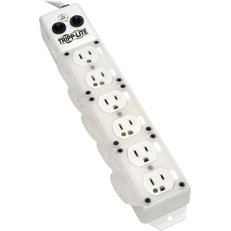 Eaton Tripp Lite Series Safe-IT UL 1363A Medical-Grade Power Strip for Patient-Care Vicinity, 6x Hospital-Grade Outlets, 15 ft. Right-Angle Cord — PS-615-HG-OEMRA