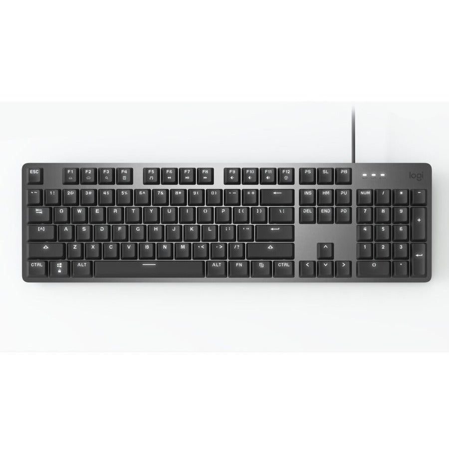 Logitech K845 Mechanical Illuminated Corded Aluminum Keyboard (TTC Brown) - Brown Box — 920-009862