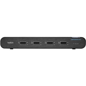 Belkin Universal 2nd Gen Secure KVM Switch, 4-Port Single Head w/ CAC — F1DN104KVM-UN-4