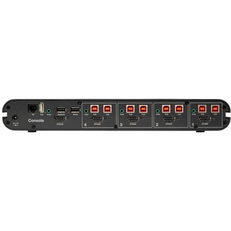 Belkin Universal 2nd Gen Secure KVM Switch, 4-Port Single Head w/ CAC — F1DN104KVM-UN-4