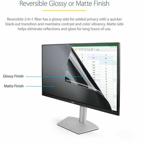 StarTech.com Monitor Privacy Screen for 32 inch Display, Widescreen Computer Monitor Security Filter, Blue Light Reducing Screen Protector — PRIVSCNMON32