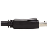 Eaton Tripp Lite Series Dual DisplayPort KVM Cable Kit - DP, USB, 3.5 mm Audio (3xM/3xM) + DP (M/M), 4K, 4:4:4, 6 ft. (1.83 m), Black — P783-006-DP