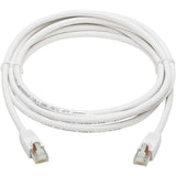 Eaton Tripp Lite Series Safe-IT Cat6a 10G Snagless Antibacterial S/FTP Ethernet Cable (RJ45 M/M), PoE, White, 14 ft. (4.27 m), TAA — N262AB-014-WH