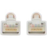 Eaton Tripp Lite Series Safe-IT Cat6a 10G Snagless Antibacterial S/FTP Ethernet Cable (RJ45 M/M), PoE, White, 14 ft. (4.27 m), TAA — N262AB-014-WH