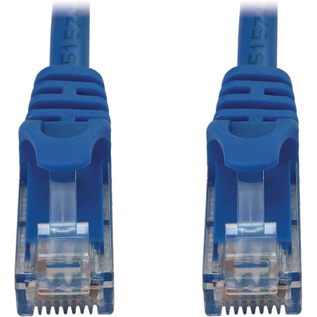 Eaton Tripp Lite Series Cat6a 10G Snagless Molded UTP Ethernet Cable (RJ45 M/M), PoE, Blue, 10 ft. (3.1 m) — N261-010-BL