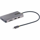 StarTech.com USB C Multiport Adapter, Dual HDMI, 4K 60Hz, 2x 5Gbps USB-A Hub, 100W Power Delivery, GbE, SD/MicroSD, USB C Mini Dock — 120B-USBC-MULTIPORT