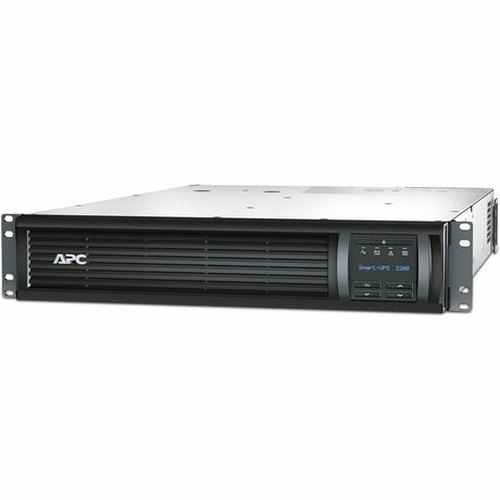 APC Smart-UPS, Line Interactive, 2200VA, Rackmount, 120V, 10x NEMA 5-15R outlets, SmartSlot, Auto Sense Voltage 120V/230V, AVR, LCD — SMT2200R2X167