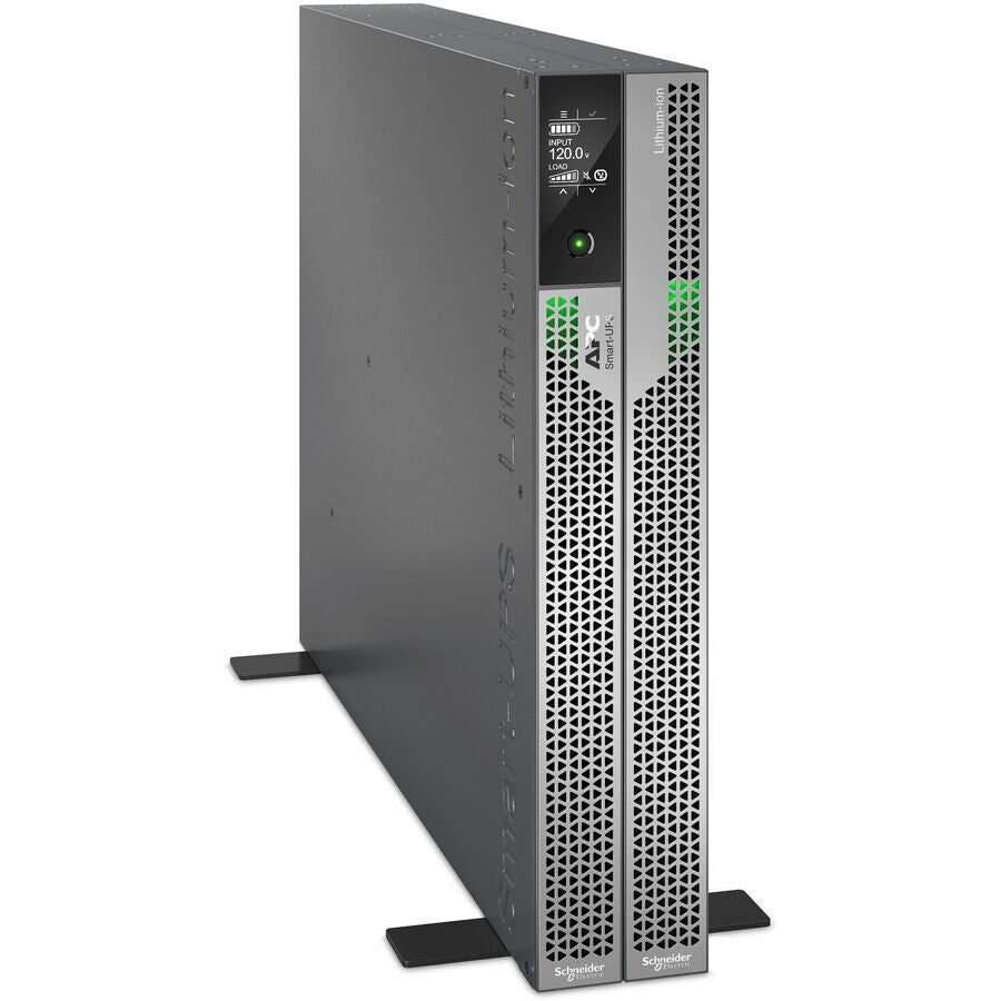 APC Smart-UPS Ultra On-Line, 3000VA, Lithium-ion, Rack/Tower 1U, 120V, 5x 5-20R + 1x L5-30R NEMA outlets, Network Card, Extended runtime, W/rail kit — SRTL3KRM1UNC