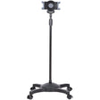 StarTech.com Mobile Tablet Stand with wheels, Height Adjustable Cart, Universal Rolling Tablet Stand for 7 - 11in w/ Detachable Holder, TAA — STNDTBLTMOB