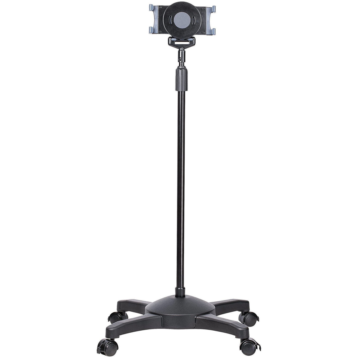 StarTech.com Mobile Tablet Stand with wheels, Height Adjustable Cart, Universal Rolling Tablet Stand for 7 - 11in w/ Detachable Holder, TAA — STNDTBLTMOB