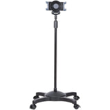 StarTech.com Mobile Tablet Stand with wheels, Height Adjustable Cart, Universal Rolling Tablet Stand for 7 - 11in w/ Detachable Holder, TAA — STNDTBLTMOB