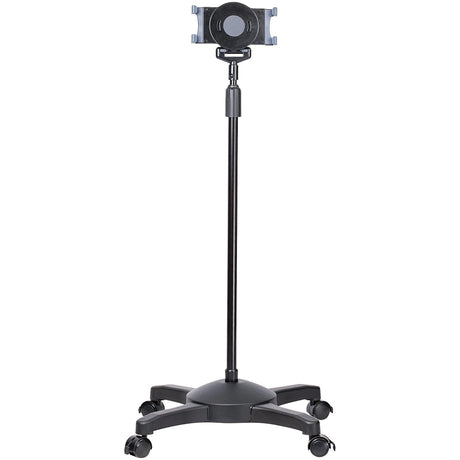 StarTech.com Mobile Tablet Stand with wheels, Height Adjustable Cart, Universal Rolling Tablet Stand for 7 - 11in w/ Detachable Holder, TAA — STNDTBLTMOB