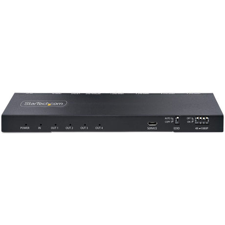StarTech.com 4-Port HDMI Splitter, 4K 60Hz HDMI 2.0, 1 In 4 Out HDMI Splitter, 4K HDMI Splitter w/Built-in Scaler, 1x4 HDMI Display/Output — HDMI-SPLITTER-44K60S