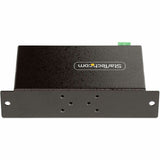 StarTech.com 4-Port Managed USB Hub, Heavy Duty Metal Industrial Housing, ESD & Surge Protection, Wall/Desk/Din-Rail Mountable, USB 5Gbps — 5G4AINDRM-USB-A-HUB
