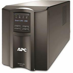 APC Smart-UPS, Line Interactive, 1500VA, Tower, 120V, 8x NEMA 5-15R outlets, SmartConnect Port+Network Card, AVR, LCD — SMT1500CNC