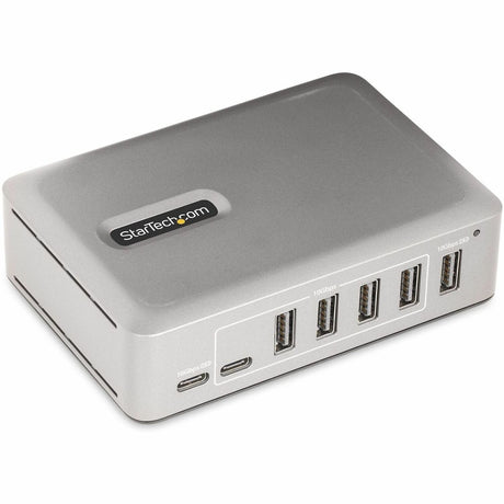 StarTech.com 7-Port USB-C Hub, 5x USB-A + 2x USB-C, Self-Powered w/ 65W Power Supply, USB 3.1 10Gbps Desktop/Laptop USB Hub w/ Charging — 10G5A2CS-USB-C-HUB