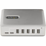 StarTech.com 7-Port USB-C Hub, 5x USB-A + 2x USB-C, Self-Powered w/ 65W Power Supply, USB 3.1 10Gbps Desktop/Laptop USB Hub w/ Charging — 10G5A2CS-USB-C-HUB