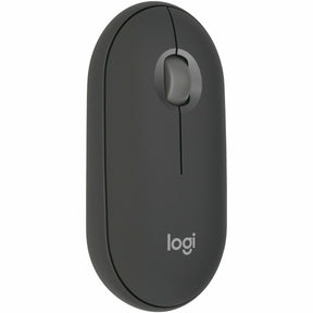 Logitech Pebble Mouse 2 M350s Slim Bluetooth Wireless Mouse, Portable, Customizable Button, Quiet Clicks - Tonal Graphite — 910-007024
