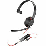 Poly Blackwire 5210 Headset +Inline Cable +USB-C/A Adapter TAA — 8M3W7AA#ABA