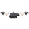 IOGEAR 2-Port USB DisplayPort Cable KVM Switch — GCS52DP