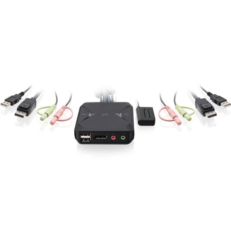 IOGEAR 2-Port USB DisplayPort Cable KVM Switch — GCS52DP