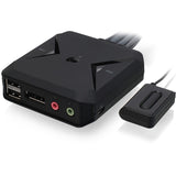 IOGEAR 2-Port USB DisplayPort Cable KVM Switch — GCS52DP