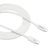 StarTech.com 6.6ft (2m) Thunderbolt 3 Cable, 20Gbps, 100W PD, 4K Video, Thunderbolt-Certified, Compatible w/ TB4/USB 3.2/DisplayPort — TBLT3MM2MW