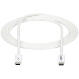 StarTech.com 6.6ft (2m) Thunderbolt 3 Cable, 20Gbps, 100W PD, 4K Video, Thunderbolt-Certified, Compatible w/ TB4/USB 3.2/DisplayPort — TBLT3MM2MW