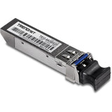 TRENDnet SFP Single Mode LC Module (20km/ 12.4 mi), TEG-MGBS20, Data Rates up to 1.25Gbps, 1310nm Single Mode, IEEE 802.3z Gigabit Ethernet, ANSI Fiber Channel Compliant, Lifetime Protection — TEG-MGBS20