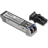 TRENDnet SFP Single Mode LC Module (20km/ 12.4 mi), TEG-MGBS20, Data Rates up to 1.25Gbps, 1310nm Single Mode, IEEE 802.3z Gigabit Ethernet, ANSI Fiber Channel Compliant, Lifetime Protection — TEG-MGBS20
